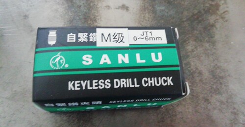 正宗台湾三鹭0-6MM JT1 高精密自紧钻夹头 sanlu自紧式钻夹头