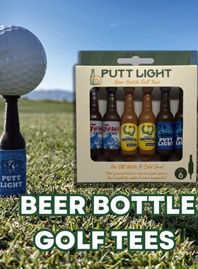 高尔夫迷你啤酒瓶球钉球座高爾夫球Mini Beer Bottle Golf Tees