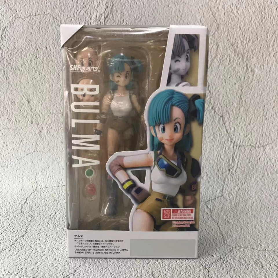 元祖模型 万代 魂限定 shf 七龙珠超z 布尔玛 BULMA 机车服可动