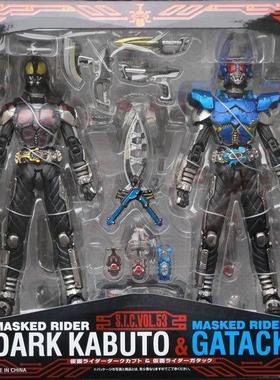 元祖模型 万代BANDAI蒙面超人假面骑士SIC 53 黑甲斗钢斗日版