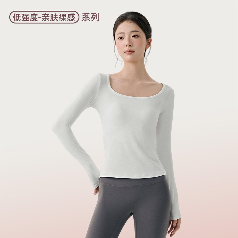 瑜伽服女上衣高级感修身透气健身