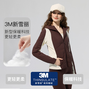 3M新雪丽棉轻量暖绒秋冬新户外款 保暖运动棉服外套