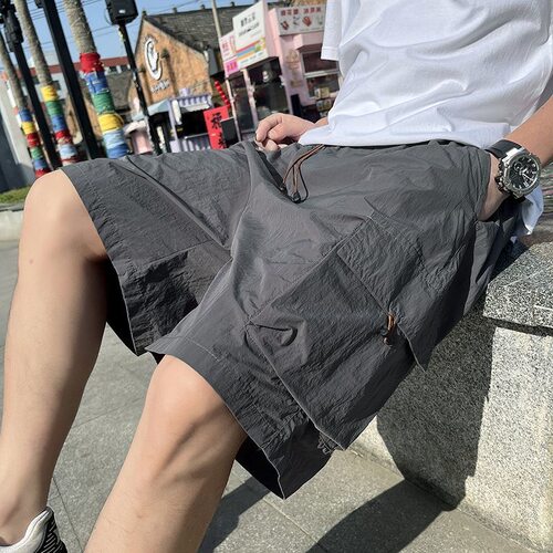 宽松+直筒+速干+冰丝+透气+潮流