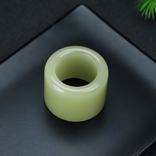 天然新疆和田玉扳指男款文玩复古宫廷大拇指环玉石戒指玉石扳指