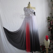 鹤之语舞蹈服装 舞民族舞连衣裙大裙摆定制 艺考古典演出服新款