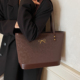 秋冬时尚 大容量通勤托特包包女式 2025新款 单肩包外出通勤手拎大包