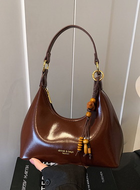 高级感手拎包包女式2025新款潮春季小众轻奢单肩包上班通勤斜挎包