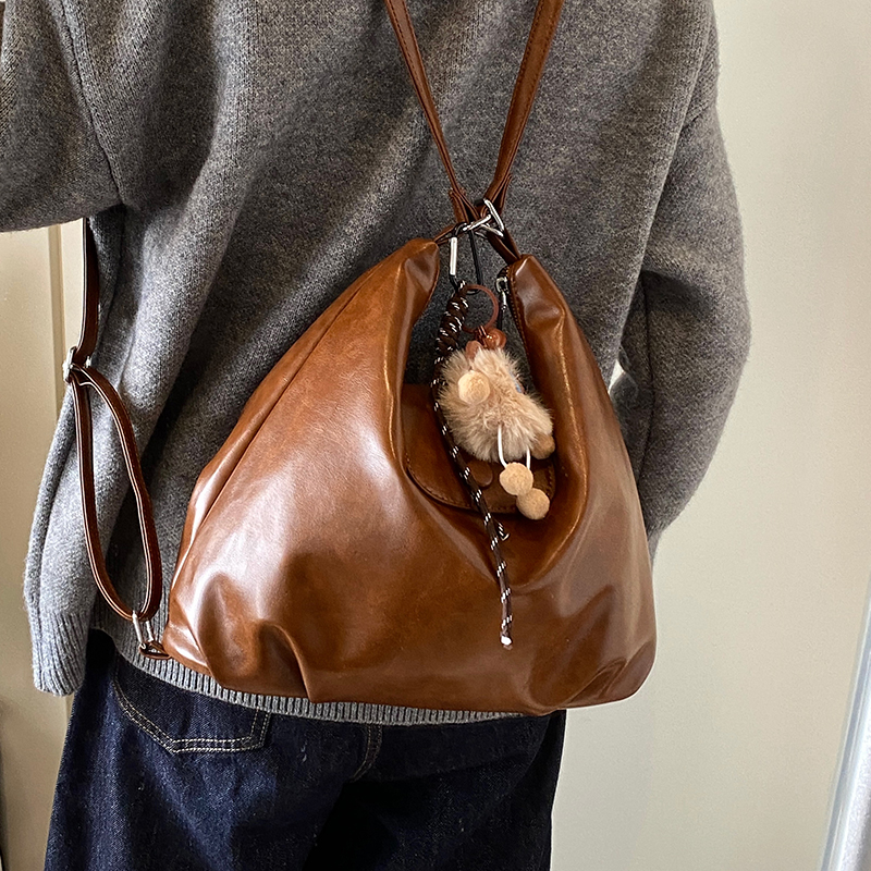 三用包包女式2025年夏季高级质感单肩包大容量托特包斜挎包双肩包