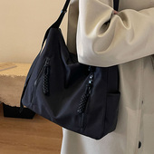 休闲包包女2025新款 春季 流行单肩包大容量百搭学生上课通勤斜挎包