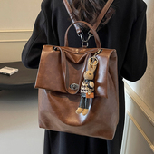 高级感美拉德旅行双肩包女2025新款 时尚 大容量书包大学生手拎背包