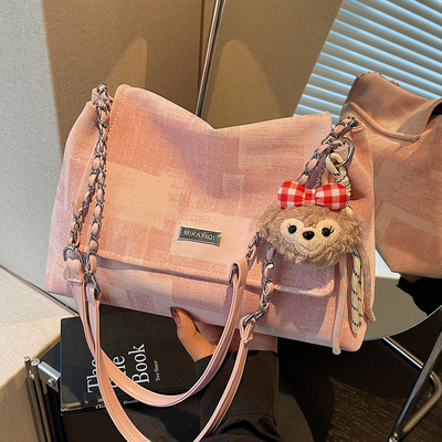 腋下包包女款2026新款潮春季时尚超火小众单肩包大容量通勤邮差包