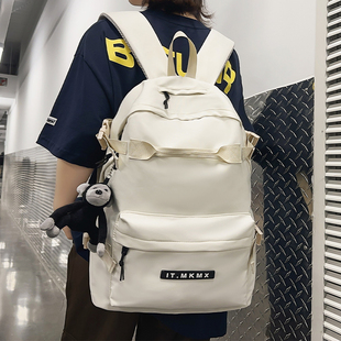 上班通勤旅行双肩包女2026新款 大容量书包大学生逛街轻便手提背包