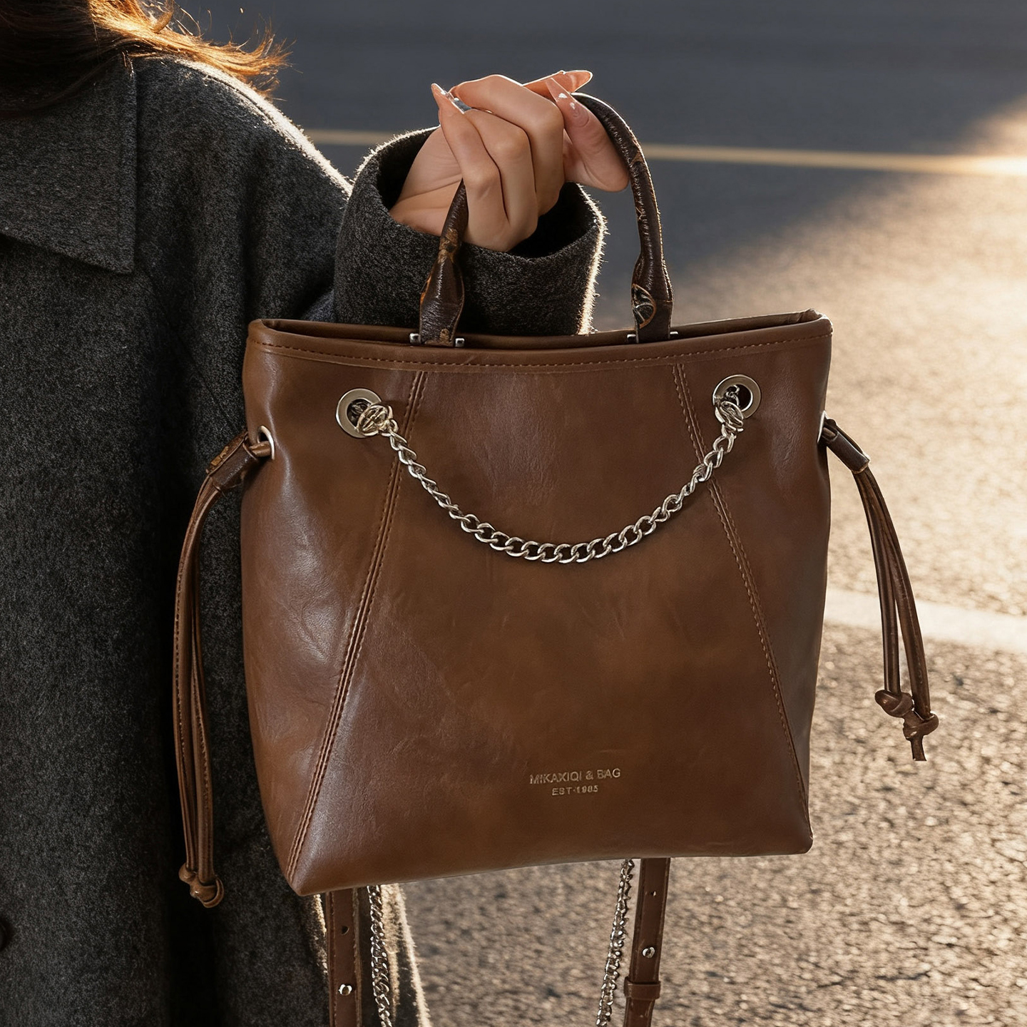 2025新款冬季高级感复古托特包