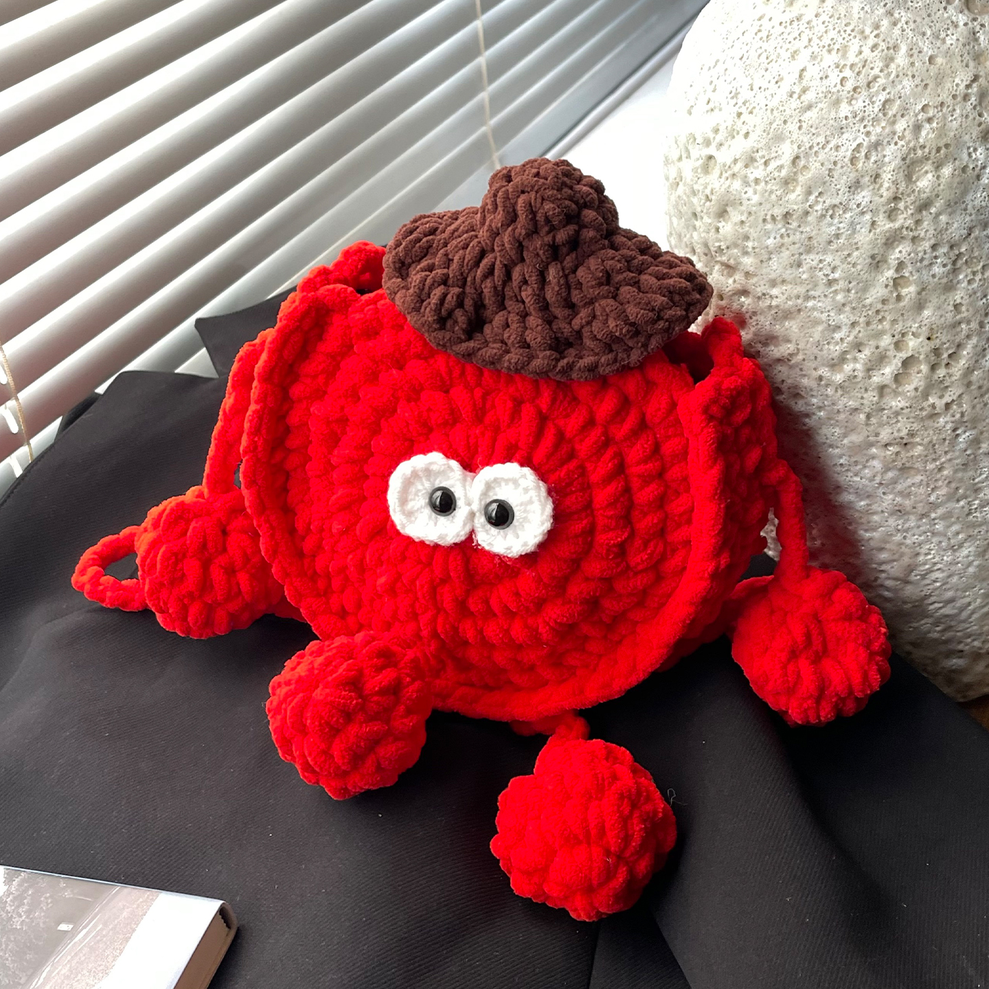 2025新款小众百搭可爱手工编织包