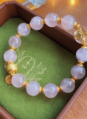 法式气质高级感轻奢小众设计水晶手链女新款通勤百搭s925纯银手串