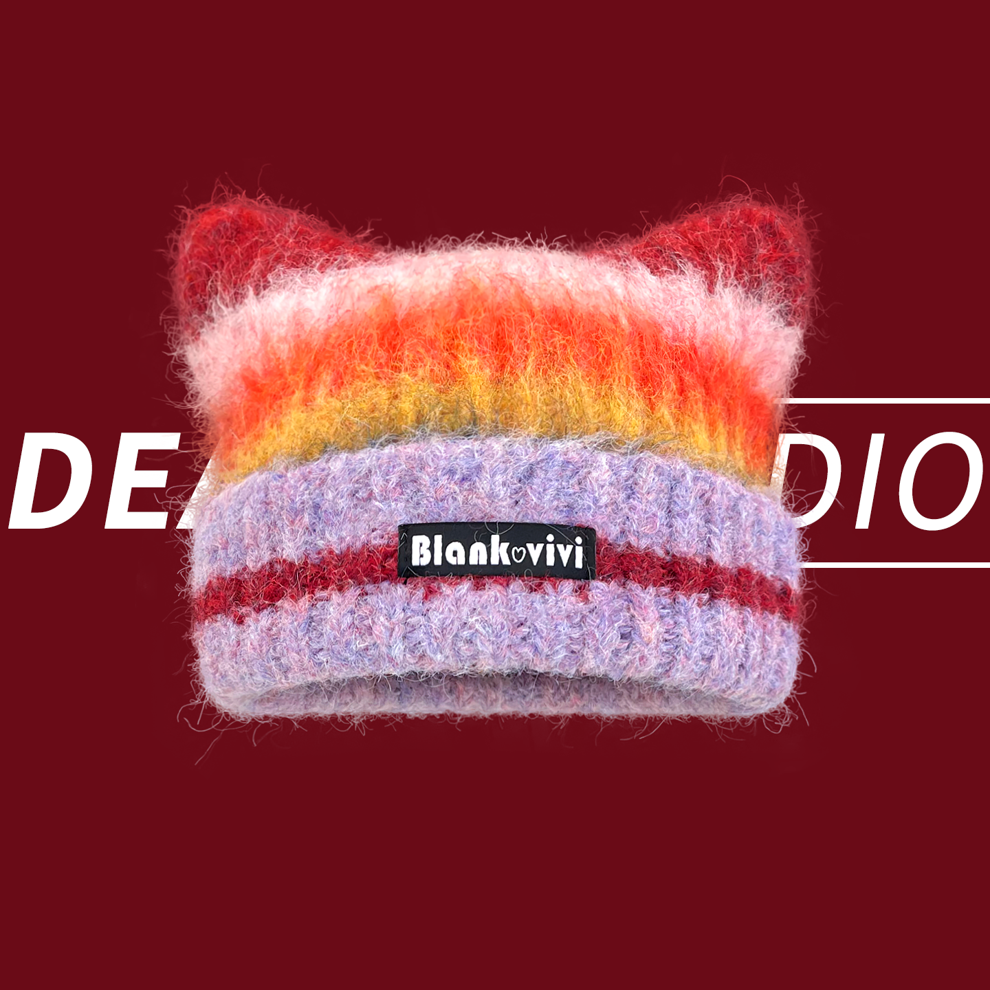 彩色多巴胺猫耳针织帽子女2025新款秋冬季保暖百搭护耳套头毛线帽,服饰配件/皮带/帽子/围巾,帽子,淘宝优惠券,粉丝福利购,淘宝优惠卷