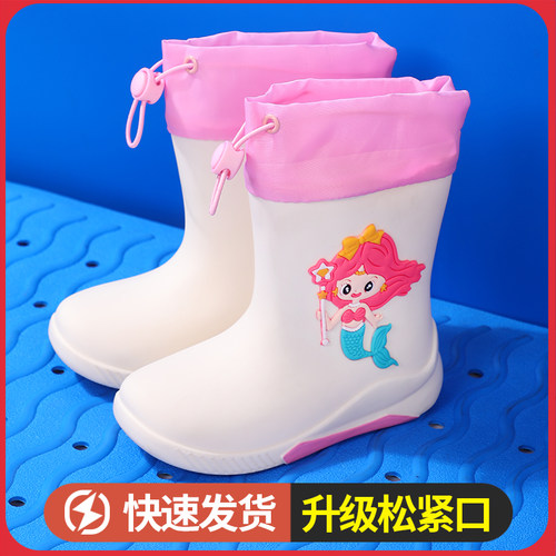 儿童雨鞋女孩2026新款宝宝雨靴女童2岁专用小孩上学防水防滑水鞋