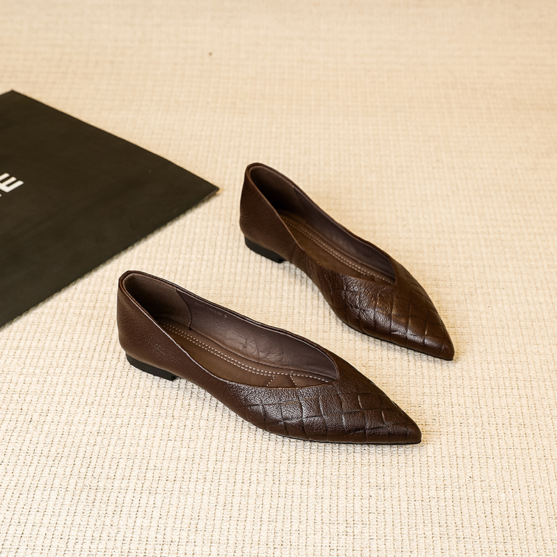 浅口休闲百搭一脚蹬晚风通勤鞋