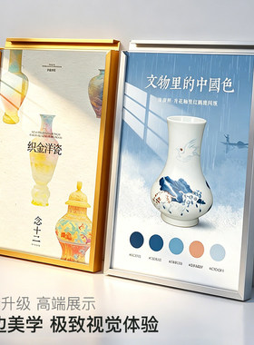铝合金电梯广告框挂墙可换画框
