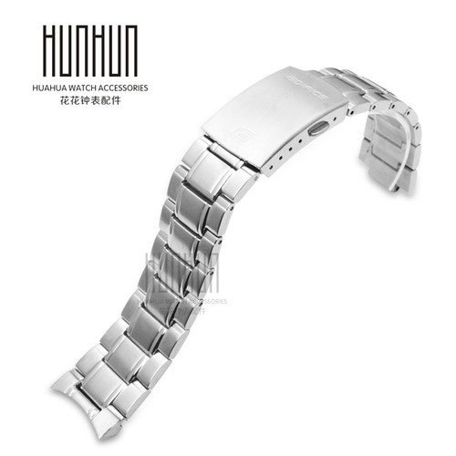 卡西欧表带2328 EF-547 实心钢带 手表链配件 22mm 男 - 封面
