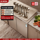 冰箱变频对开门台下嵌入式 Soyea 229WEMP家用卧式 BCD 冰箱 索伊