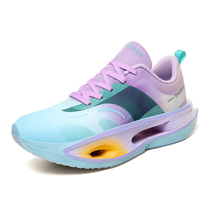 碳板跑步鞋春夏低帮网布面轻便透气爆米花底缓震男女运动鞋慢跑鞋