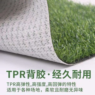 饰环保白胶底TPR 仿真草坪室内地毯脚垫人工人造草皮塑料假草垫装