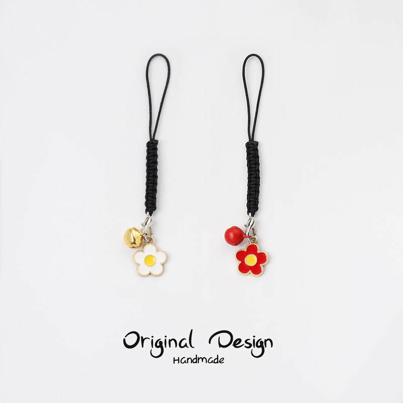 小红花手机挂绳U盘防丢小挂件情侣airpods耳机保护套包包挂饰学生,3C数码配件,手机挂件/手机链,淘宝优惠券,粉丝福利购,淘宝优惠卷