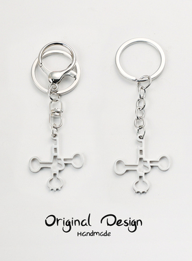 化学元素RNA理科生钥匙扣环挂件网红ins包包挂饰圈链创意小礼品