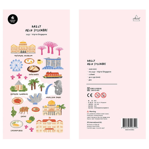 韩国sonia贴纸triptoSingapore