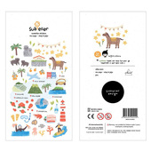 海岛旅游风情手帐PVC装 韩国sonia贴纸 饰贴 jeju 济州岛 stay