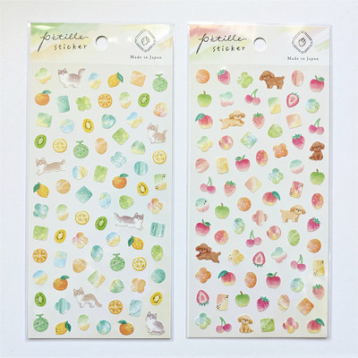 日本GAIA贴纸萌宠果园系列