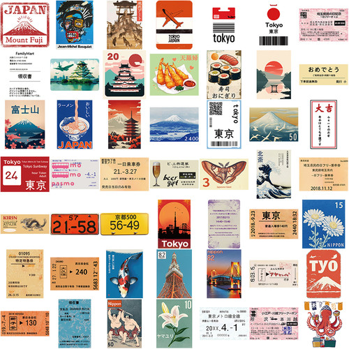 拾乐贴纸包日本旅行文化系列