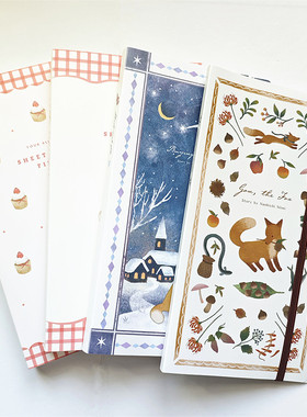 日本Synapse Japan贴纸收纳册 小清新票据卡片贴纸收纳收藏册