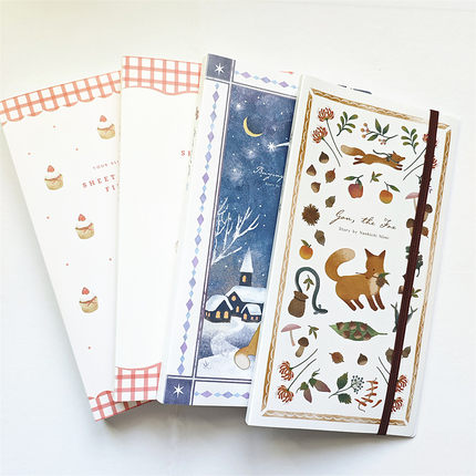 日本Synapse Japan贴纸收纳册 小清新票据卡片贴纸收纳收藏册