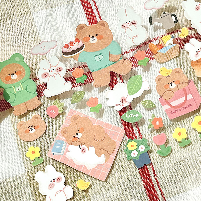 韩国Bonito贴纸愉快的一天