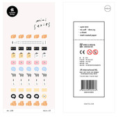 韩国sonia贴纸 饰贴 可爱标签贴手帐素材装 迷你系列deco.03 购物