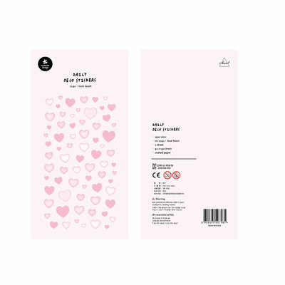 韩国sonia贴纸loveheart爱心