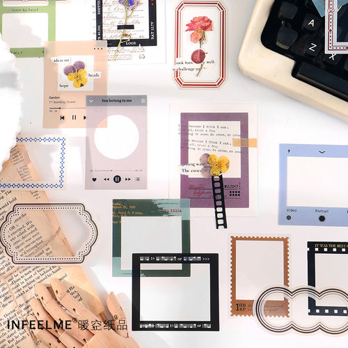 Infeel.me贴纸包时间边界系列