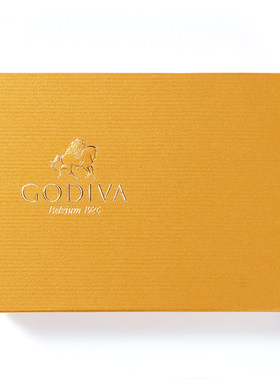 GODIVA歌帝梵精选松露形巧克力金喜立方巧克力礼盒8颗装