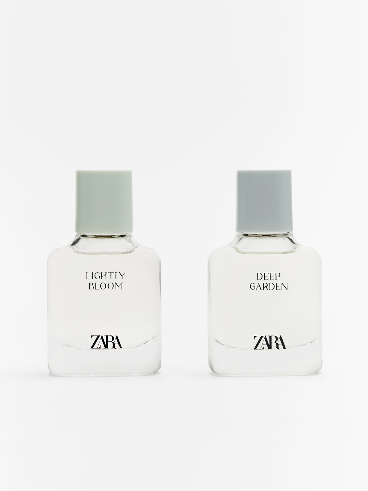 ZARA LIGHTLY BLOOM+DEEP GARDEN飒拉轻柔+秘密花园淡香水女套装-封面