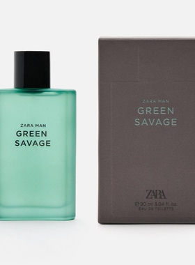 ZARA MAN GREEN SAVAGE 飒拉男士绿色狂野淡香水 专柜正品 现货