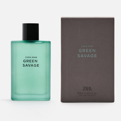 ZARA MAN GREEN SAVAGE 飒拉男士绿色狂野淡香水 专柜正品 现货