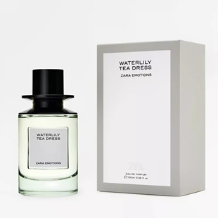 ZARA WATERLILY TEA DRESS  EDP 飒拉睡莲茶歇裙女士浓香水 平价