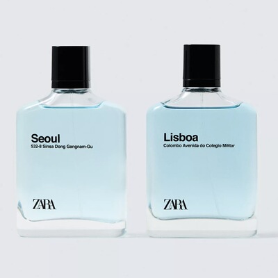 淡香水套装zara男士LISBOA+SEOUL