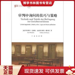 正版现货9787562042228审判中询问的技巧与策略  (德)文德勒  中国政法大学出版社