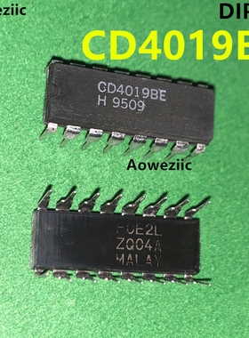10个 CD4019BE DIP-16 直插 CD4019 双4 输入端与非门逻辑门 全新