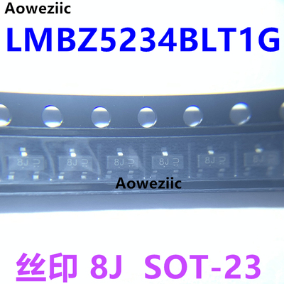 50个 LMBZ5234BLT1G SOT-23 丝印 8J 6.2V 300mW 稳压二极管 全新