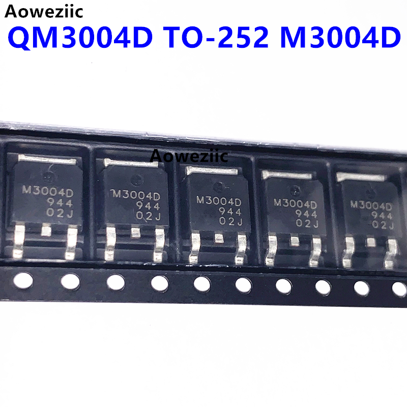 10个 QM3004D TO-252 M3004D N沟道 耐压30V 电流80A 场效应管