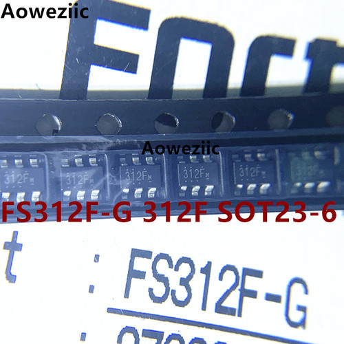 10个 FS312F-G SOT23-6 丝印312F 单节锂离子/聚合物电池保护芯片